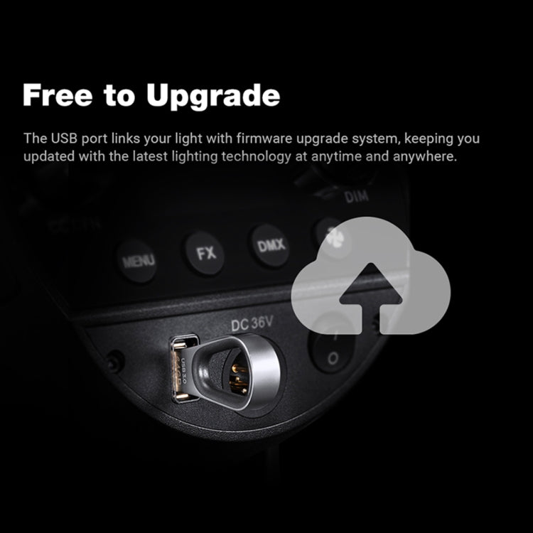 Godox  AD600 Pro 200W 2800-6500K Bi Bi-Color LED Video Light(US Plug) - Camera Accessories by Godox | Online Shopping UK | buy2fix