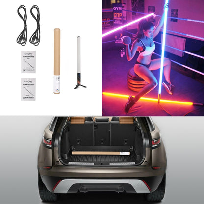LUXCeO Mood1 50cm RGB Colorful Atmosphere Rhythm LED Stick Handheld Video Photo Fill Light, No Tripod - Camera Accessories by LUXCeO | Online Shopping UK | buy2fix