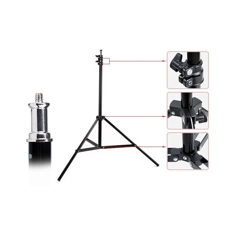 Godox SN303 2.8m Height Photography Aluminum Light Stand for Studio Flash Light (Black) - Camera Accessories by Godox | Online Shopping UK | buy2fix