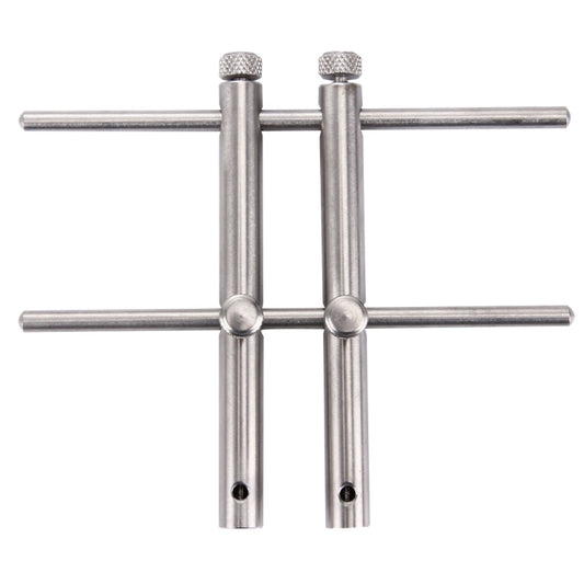 LRT-03 Professional DSLR Camera Lens Stainless Steel Spanner Wrench Open Repair Tool Kit with 3 Pairs of Spare Head by buy2fix