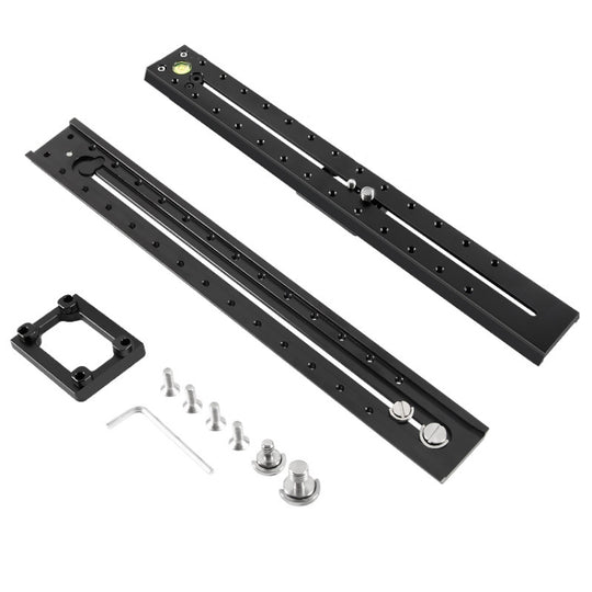BEXIN VR-380L Plaque de dégagement rapide étendue en alliage d'aluminium de 380 mm de longueur pour Manfrotto / Sachtler (noir)