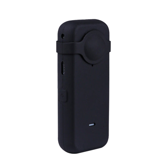 Full Body Dust-proof Silicone Case with Lens Cover for Insta360 ONE X2 (Black) - DJI & GoPro Accessories by buy2fix | Online Shopping UK | buy2fix