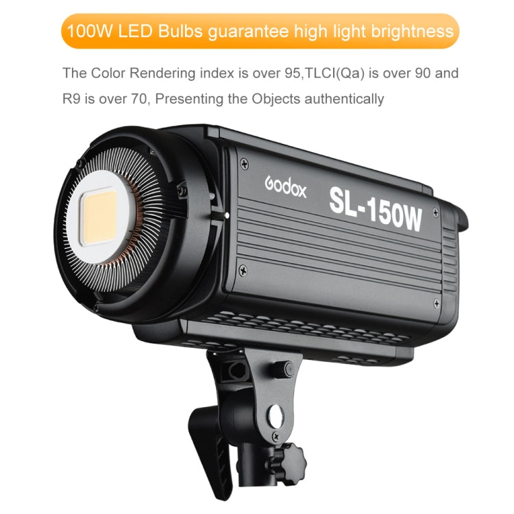Godox SL150W 150W 5600K Daylight-balanced LED Light Studio Continuous Photo Video Light(EU Plug) - Camera Accessories by Godox | Online Shopping UK | buy2fix