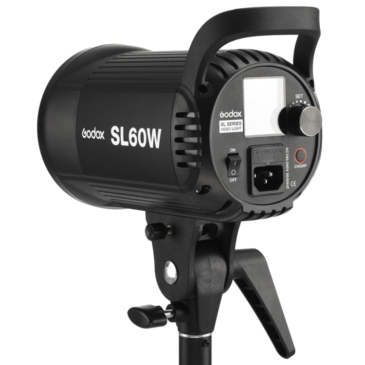 Godox SL60W LED Light Studio Continuous Photo Video Light(EU Plug) - Shoe Mount Flashes by Godox | Online Shopping UK | buy2fix