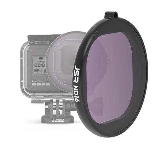 JSR Round Housing ND16 Lens Filter for GoPro HERO8 Black - DJI & GoPro Accessories by JSR | Online Shopping UK | buy2fix