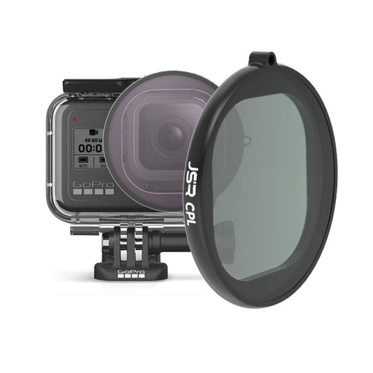 JSR Round Housing CPL Lens Filter for GoPro HERO8 Black - DJI & GoPro Accessories by JSR | Online Shopping UK | buy2fix
