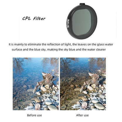 JSR Round Housing CPL Lens Filter for GoPro HERO8 Black - DJI & GoPro Accessories by JSR | Online Shopping UK | buy2fix