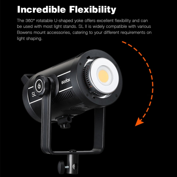 Godox SL150II 150W 5600K Daylight-balanced LED Light Studio Continuous Photo Video Light(UK Plug) - Camera Accessories by Godox | Online Shopping UK | buy2fix