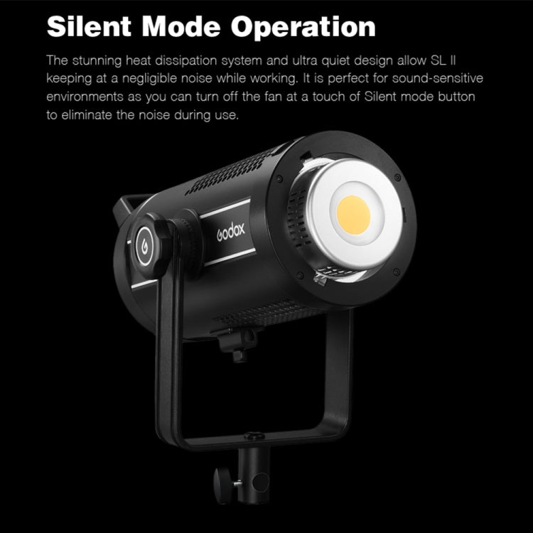 Godox SL200II 200W 5600K Daylight-balanced LED Light Studio Continuous Photo Video Light(UK Plug) - Camera Accessories by Godox | Online Shopping UK | buy2fix