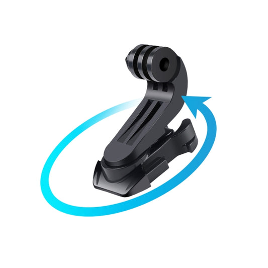 360 Degree Rotation J-Hook Buckle Mount (Black) - DJI & GoPro Accessories by buy2fix | Online Shopping UK | buy2fix