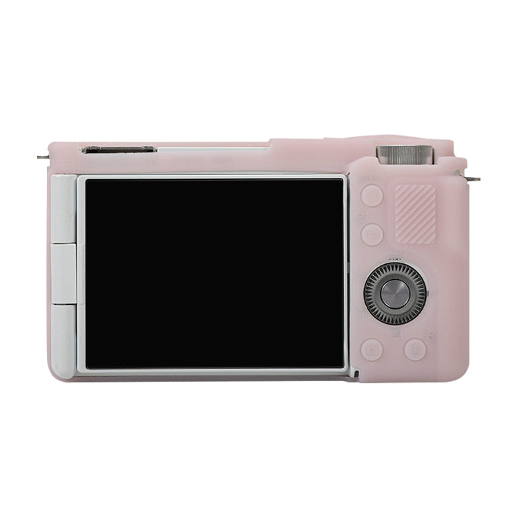 For Sony ZV-E10 Soft Silicone Protective Case (Light Pink) by buy2fix