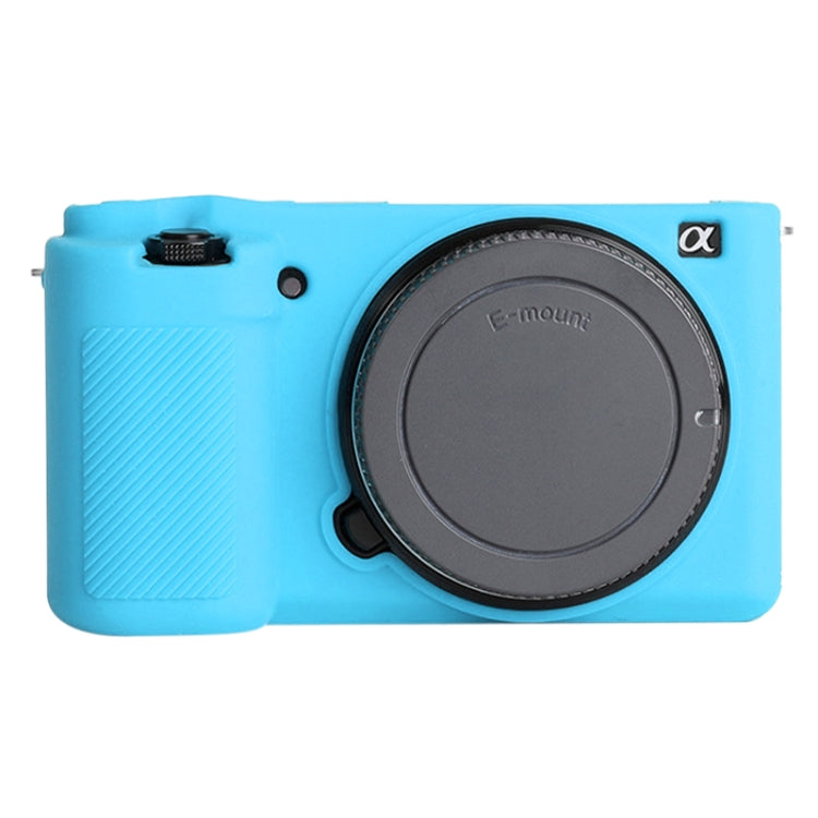 For Sony ZV-E10 Soft Silicone Protective Case (Blue) - Camera Accessories by buy2fix | Online Shopping UK | buy2fix