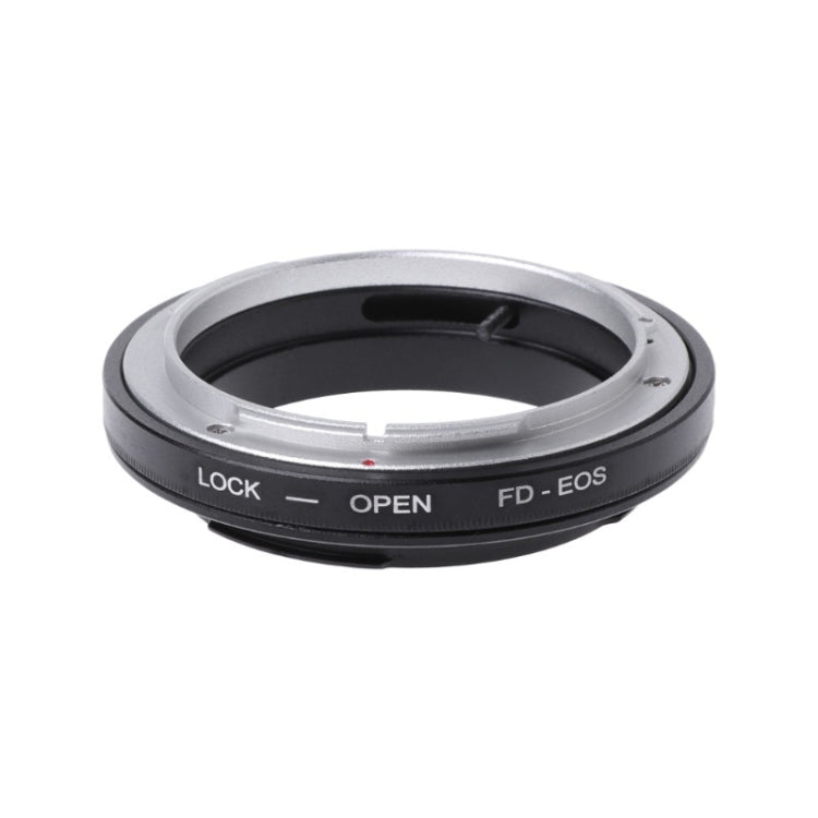 FD-EOS Lens Mount Stepping Ring for Canon FD Lens to EOS EF Lens (Black) - Camera Accessories by buy2fix | Online Shopping UK | buy2fix