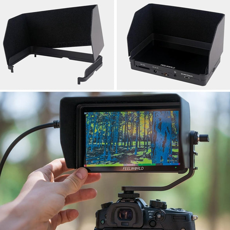 FEELWORLD F6 Plus V2 6 inch 3D LUT Touch Screen DSLR Camera Field Monitor, IPS FHD1920x1080 4K HDMI Input & Output, with Tilt Arm - Camera Accessories by FEELWORLD | Online Shopping UK | buy2fix