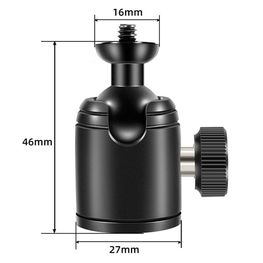 BEXIN K18A Mini 360 Degree Rotation Panoramic Metal Ball Head by buy2fix