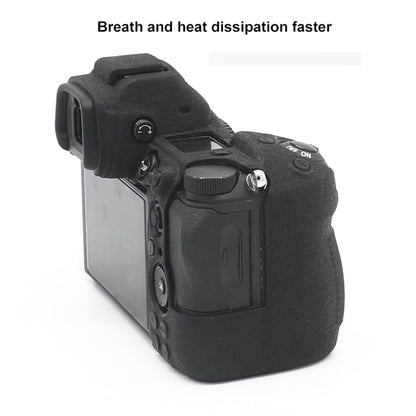 For Nikon Z7 II Soft Silicone Protective Case (Black) - Camera Accessories by buy2fix | Online Shopping UK | buy2fix