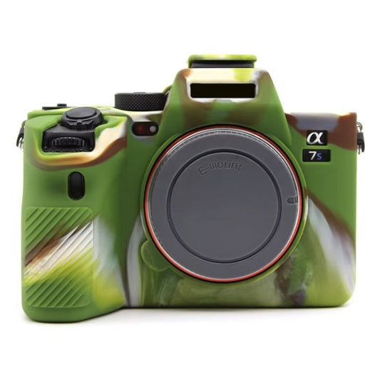 For Sony  A7S III / A7S3 Soft Silicone Protective Case(Camouflage) - Camera Accessories by buy2fix | Online Shopping UK | buy2fix
