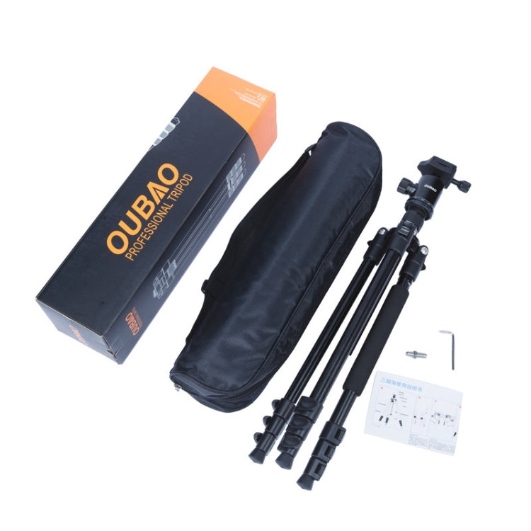 TRIOPO Oubao A-308S Adjustable Portable  Aluminum Alloy Tripod with Ball Head for SLR Camera - Camera Accessories by TRIOPO | Online Shopping UK | buy2fix