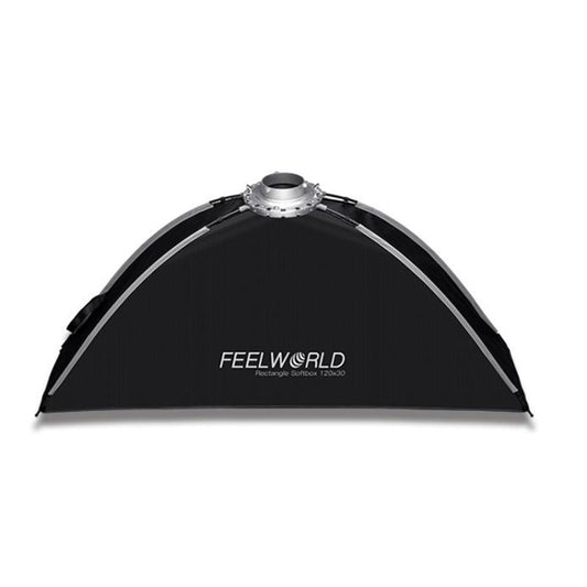 FEELWORLD FSR120 30x120cm Rectangular Softbox Quick Release Bowens Mount Diffuser by FEELWORLD