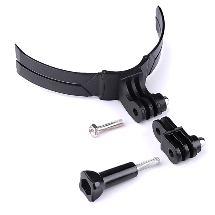 Foldable Bending Action Camera Phone Helmet Mount Kit with J-Hook Buckle & Rotation Phone Clamp & Adapter (Black) - DJI & GoPro Accessories by buy2fix | Online Shopping UK | buy2fix