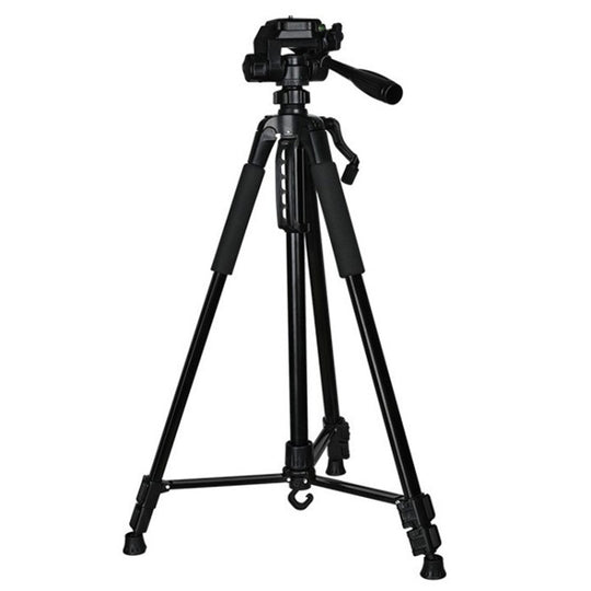 3366 Quality 1.7m Portable Phone Live Selfie Tripod DV SLR Camera Stand (Black)