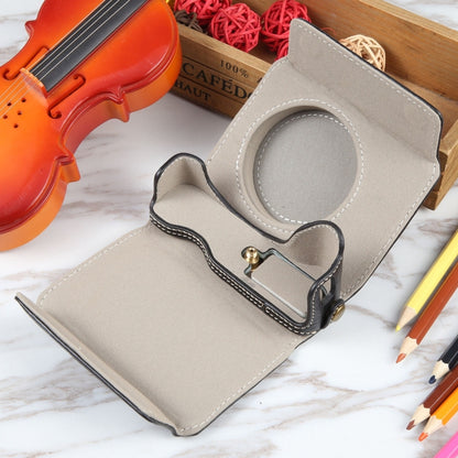 For Canon PowerShot G7 X Full Body Camera PU Leather Camera Case Bag with Strap (Black) by buy2fix