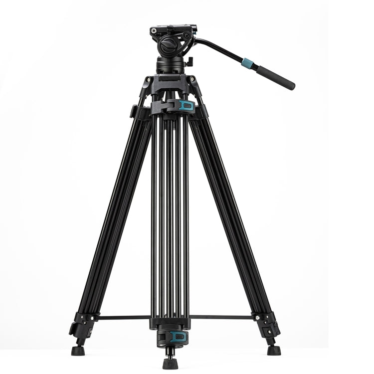 Fotopro DV-3A Heavy Duty Fluid Head Aluminum Alloy Video Tripod (Black) - Tripods by Fotopro | Online Shopping UK | buy2fix