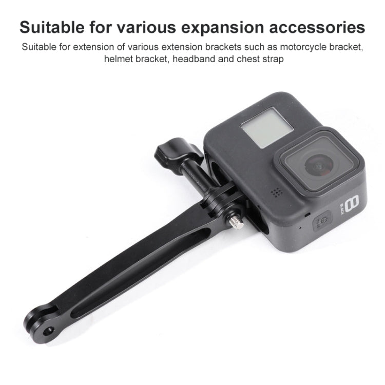 Joint Aluminum Extension Arm Grip Extenter for GoPro Hero11 Black / HERO10 Black / HERO9 Black /HERO8 / HERO7 /6 /5 /5 Session /4 Session /4 /3+ /3 /2 /1, Insta360 ONE R, DJI Osmo Action and Other Action Cameras, Length: 10.8cm - DJI & GoPro Accessories by buy2fix | Online Shopping UK | buy2fix