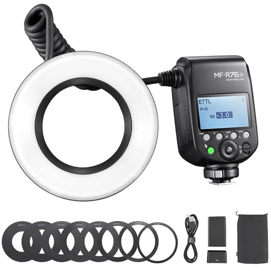 Godox MF-R76N TTL Macro Ring Flash for Nikon by Godox