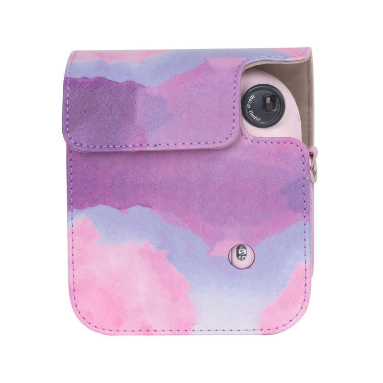 For FUJIFILM instax mini 12 Painted Full Body Leather Case Camera Bag with Strap(Dream Cloud) - Leather Bag by buy2fix | Online Shopping UK | buy2fix