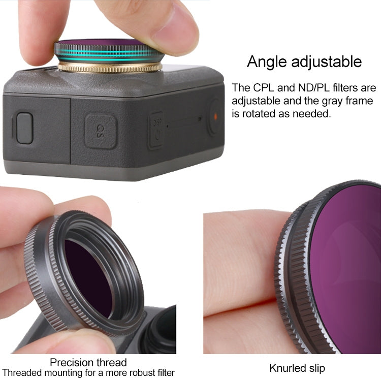 Sunnylife OA-FI171 ND4 Lens Filter for DJI OSMO ACTION - Lens Filter by Sunnylife | Online Shopping UK | buy2fix