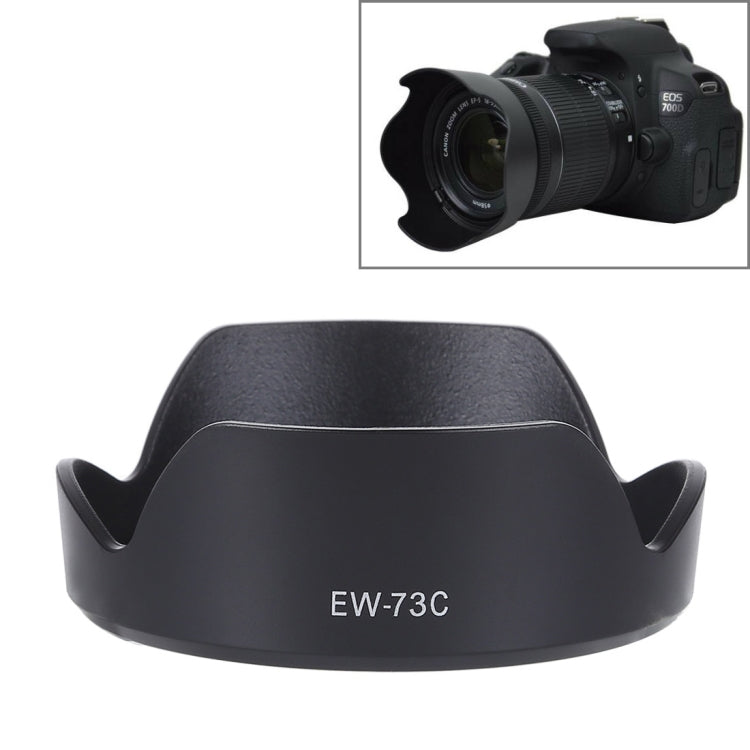 EW-73C Lens Hood Shade for Canon EF-S 10-18mm F4.5-5.6 Lens - Camera Accessories by buy2fix | Online Shopping UK | buy2fix