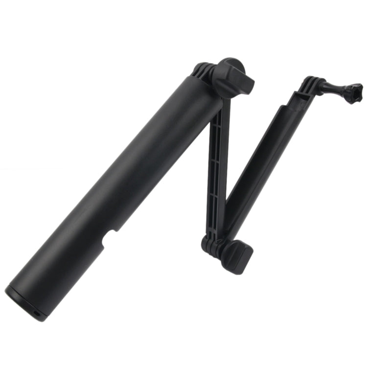 3-Way Monopod + Magic Mount Selfie Stick for GoPro, Insta360, DJI and Other Action Cameras, Length: 24.5-63cm(Black) by buy2fix