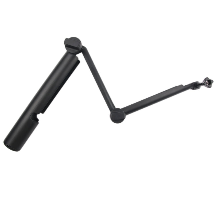 3-Way Monopod + Magic Mount Selfie Stick for GoPro, Insta360, DJI and Other Action Cameras, Length: 24.5-63cm(Black) by buy2fix