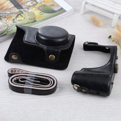 Full Body Camera PU Leather Case Bag with Strap for Samsung Galaxy Camera EK-GC100 / EK-GC110 / EK-GC200(Black) - Camera Accessories by buy2fix | Online Shopping UK | buy2fix