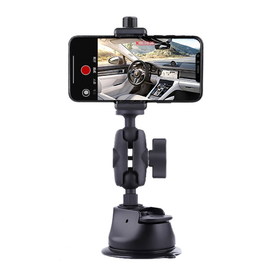 Single Suction Cup Connecting Rod Arm Phone Clamp Mount (Black) - DJI & GoPro Accessories by buy2fix | Online Shopping UK | buy2fix