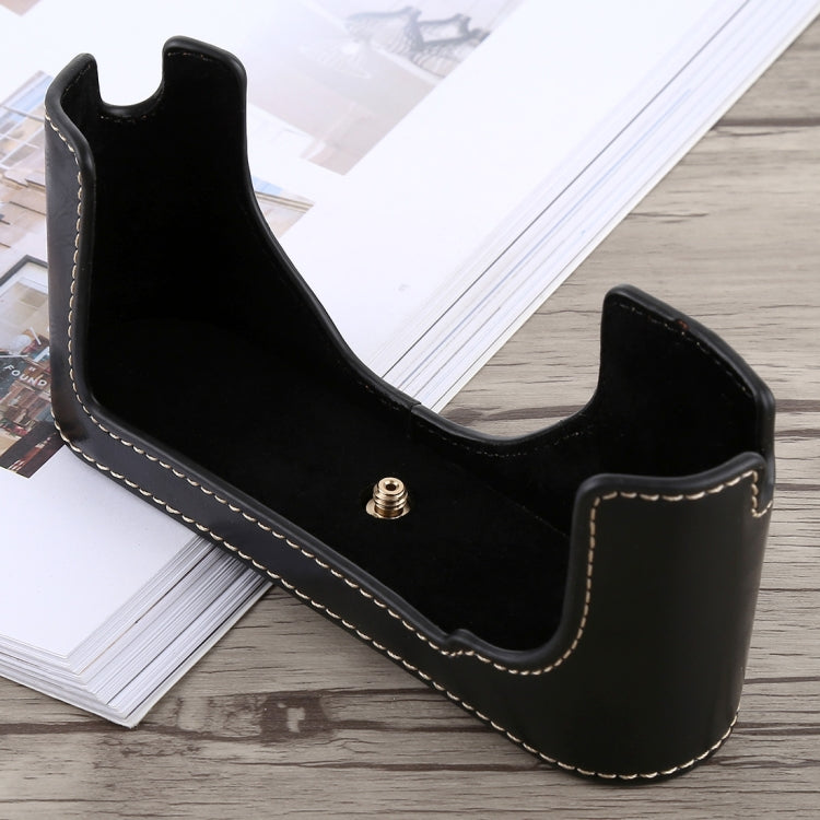 1/4 inch Thread PU Leather Camera Half Case Base for Leica M9 (Black) by buy2fix