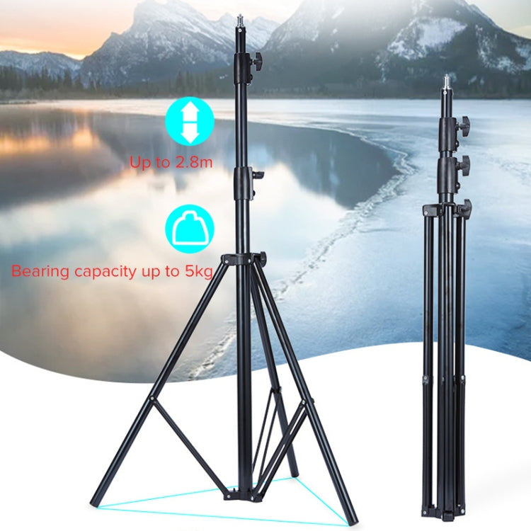 TRIOPO 2.8m Height Professional Photography Metal Lighting Stand Holder for Studio Flash Light - Camera Accessories by TRIOPO | Online Shopping UK | buy2fix