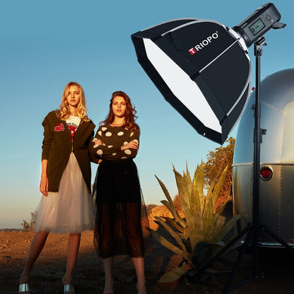 TRIOPO K90 90cm Speedlite Flash Octagon Parabolic Softbox Bowens Mount Diffuser for Speedlite - Camera Accessories by TRIOPO | Online Shopping UK | buy2fix