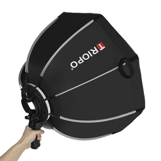 TRIOPO KS55 55cm Speedlite Flash Octagon Parabolic Softbox Diffuser with Bracket Mount Handle by TRIOPO