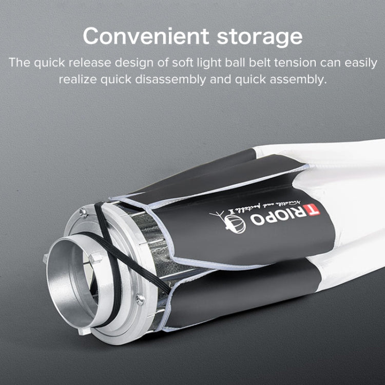 TRIOPO KQ65 65cm Foldable Lantern Softbox SpeedLite Flash Light Foldable Diffuser - Camera Accessories by TRIOPO | Online Shopping UK | buy2fix