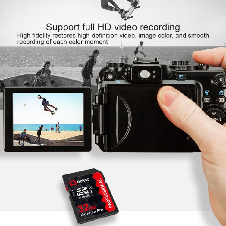 eekoo 32GB High Speed Class 10 SD Memory Card for All Digital Devices with SD Card Slot - SD Card by eekoo | Online Shopping UK | buy2fix