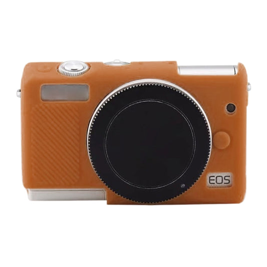 Soft Silicone Protective Case for Canon EOS M200 (Brown) by buy2fix