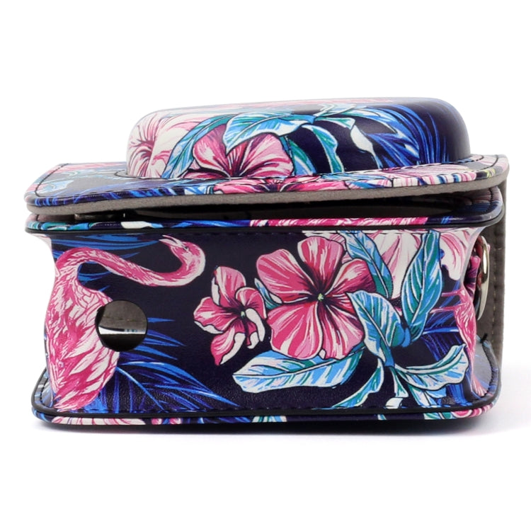 Flamingo Pattern PU Leather Protective Camera Case Bag For FUJIFILM Instax Mini90 Camera - Camera Accessories by buy2fix | Online Shopping UK | buy2fix