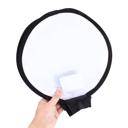 30cm Universal Round Style Flash Folding Soft Box, Without Flash Light Holder(Black + White) - Camera Accessories by buy2fix | Online Shopping UK | buy2fix