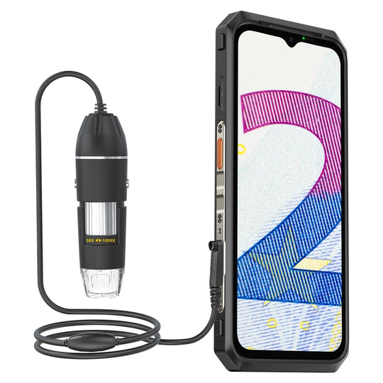 Ulefone uSmart C01 Wired Digital Microscope for Ulefone Armor 18 Series / 9 / 9E & Power Armor 16 Series / 13 / 21 / Armor Pad(Black)