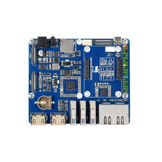 Waveshare Compute Module Dual Gigabit Ethernet Base Board for Raspberry Pi CM4 by WAVESHARE