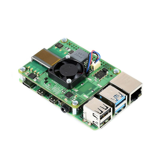 Carte d'extension Ethernet Waveshare Raspberry Pi PoE+ HAT pour Raspberry Pi 3B+/4B