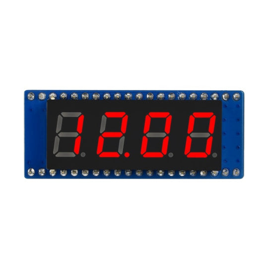 WAVESHARE Module d'affichage à 4 chiffres et 8 segments pour Raspberry Pi Pico, compatible SPI