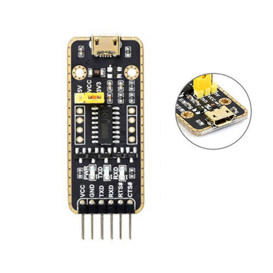 Connecteurs de module de transmission à haut débit Waveshare Micro USB vers UART